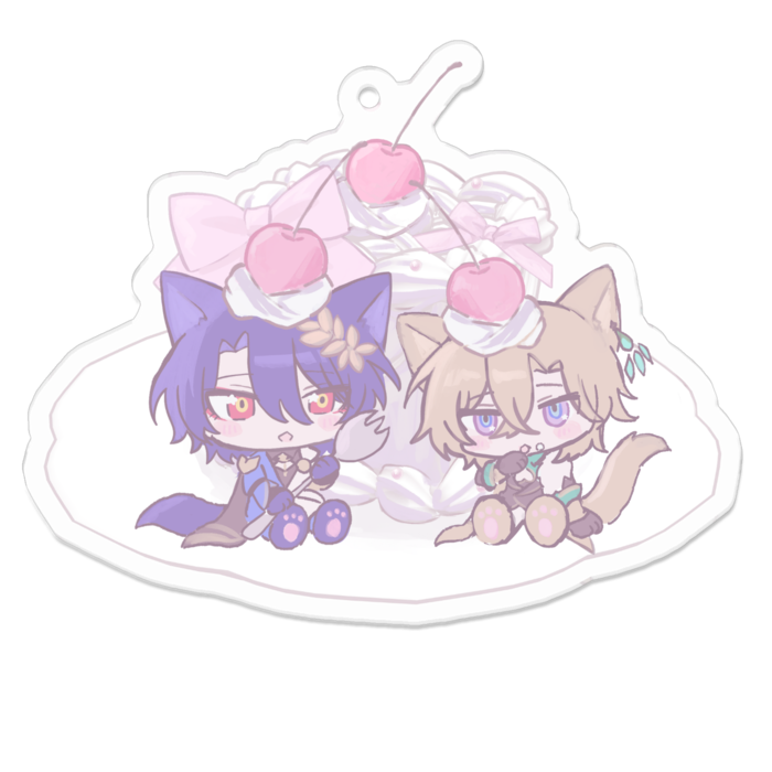 アクリルキーホルダー - 70 x 70 (mm)