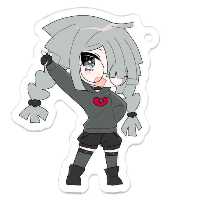 アクリルキーホルダー - 50 x 50 (mm)