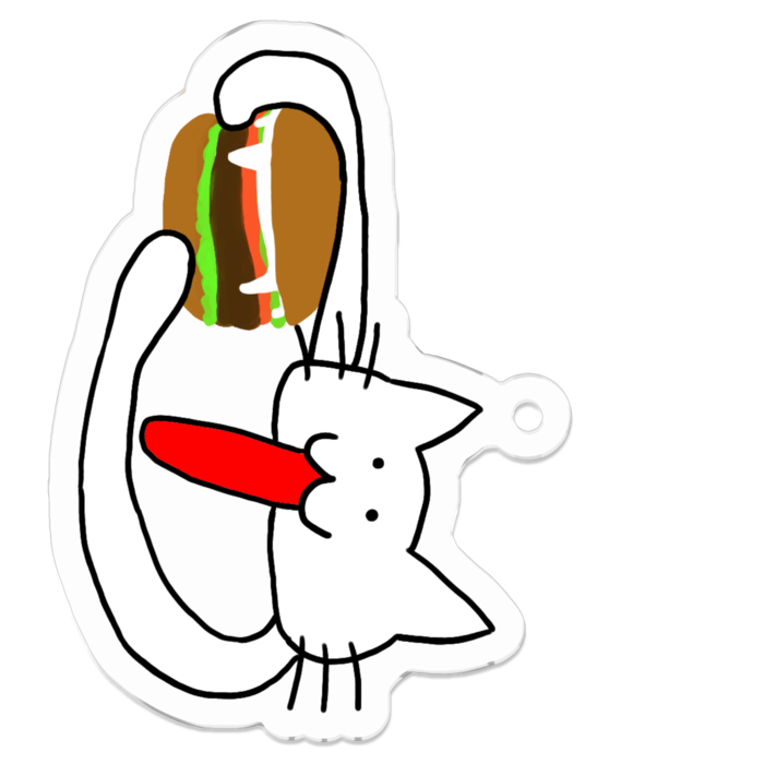にゃにゃにゃん　 50 x 50 (mm)