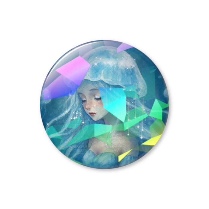 ホログラム缶バッジ - 25mm
