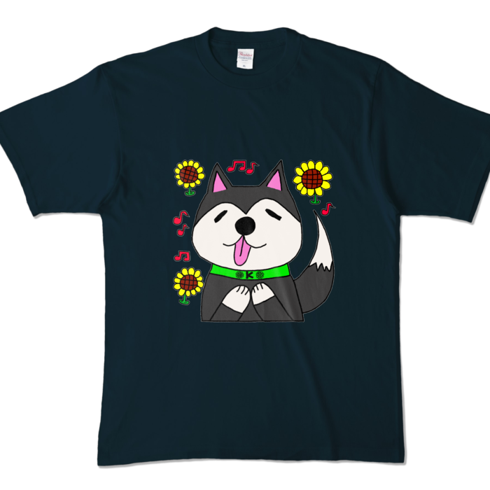 カラーTシャツ - XL - ネイビー (濃色)