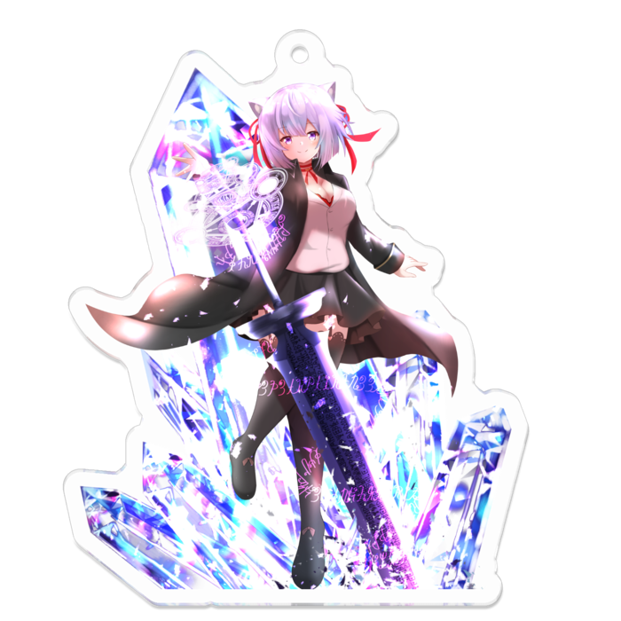 アクリルキーホルダー - 70 x 70 (mm)