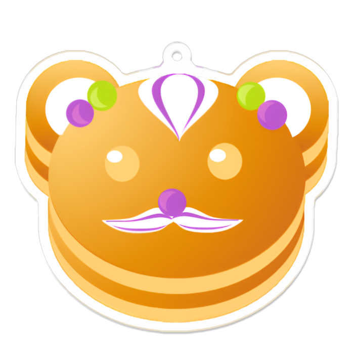 アクリルキーホルダー - 70 x 70 (mm)