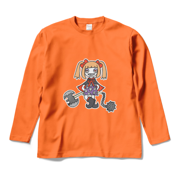 ロングスリーブTシャツ - M - オレンジ