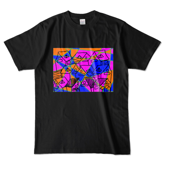 カラーTシャツ - L - ブラック (濃色)