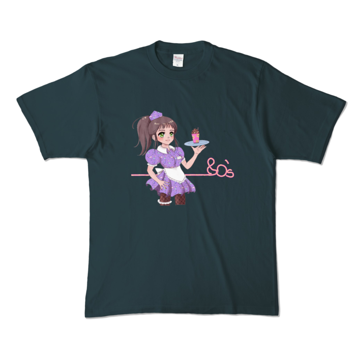 カラーTシャツ - XL - デニム (濃色)