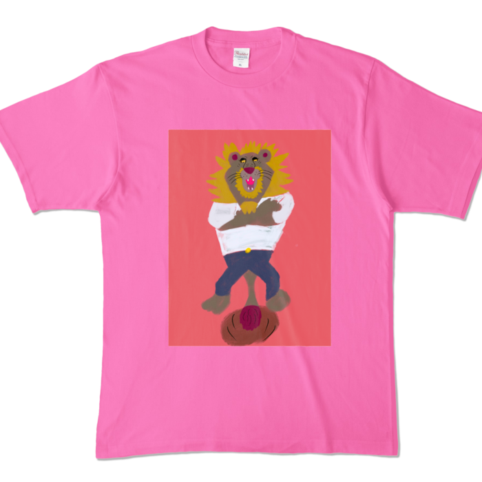 カラーTシャツ - XL - ピンク (濃色)