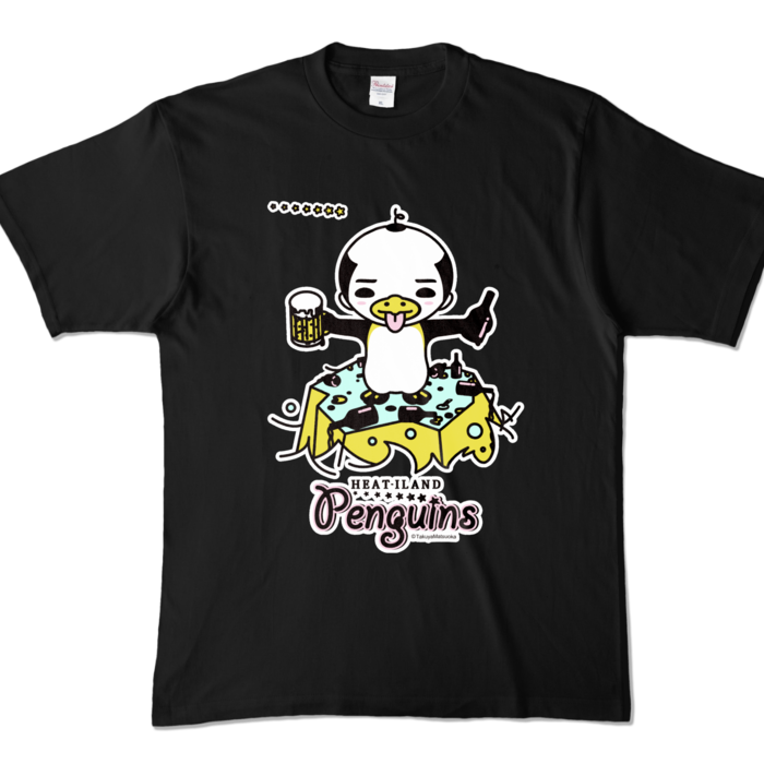 カラーTシャツ - XL - ブラック (濃色)
