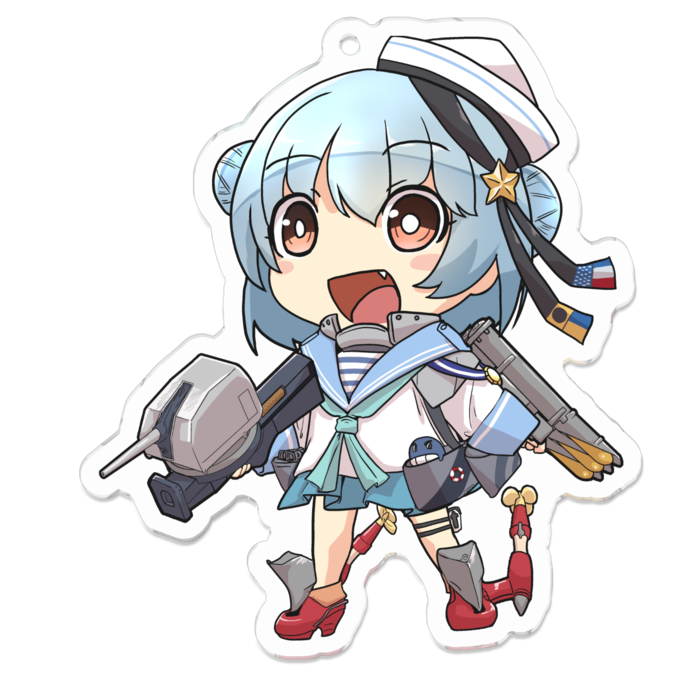 アクリルキーホルダー - 70 x 70 (mm)