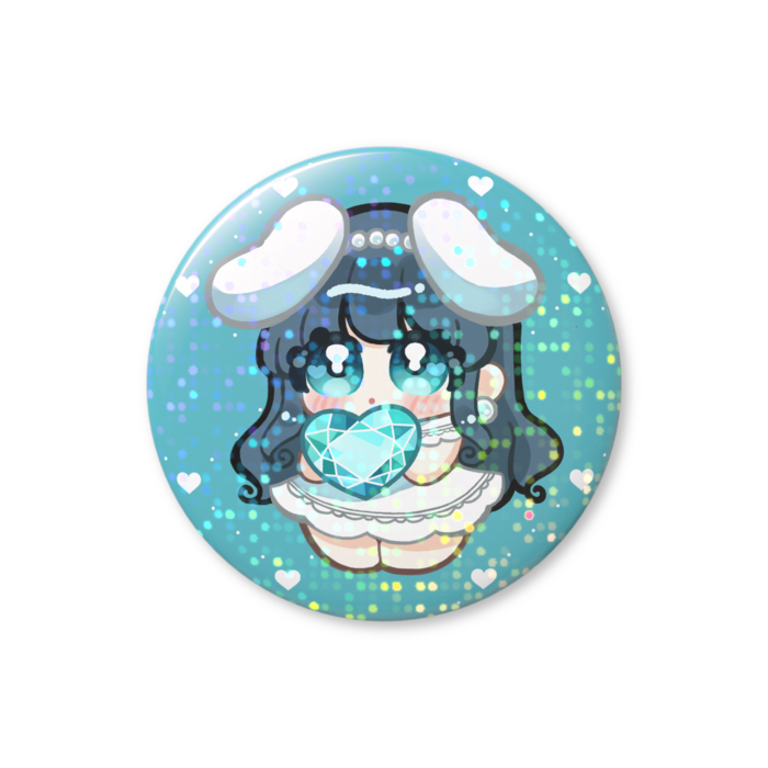 ホログラム缶バッジ - 32mm