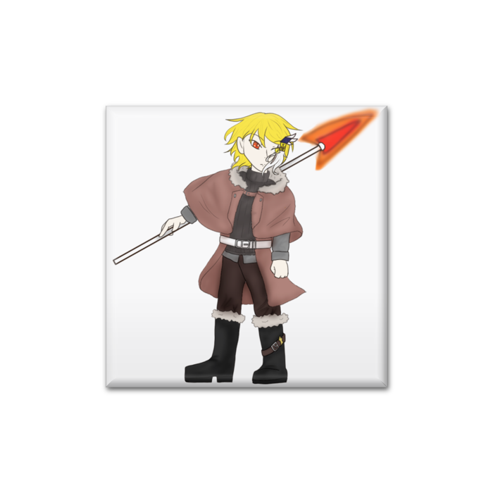 缶バッジ - 四角形40mm