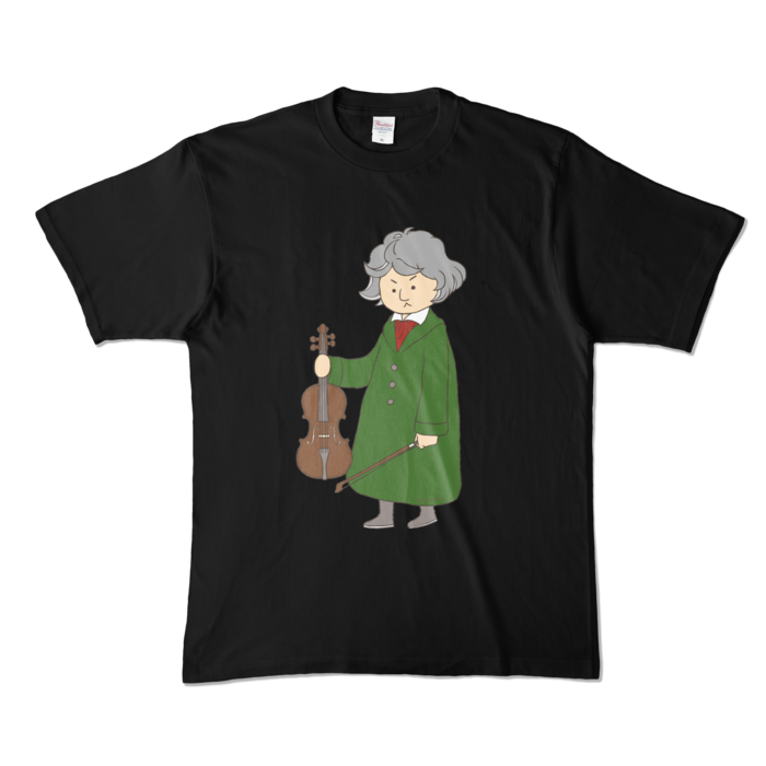 カラーTシャツ - XL - ブラック (濃色)