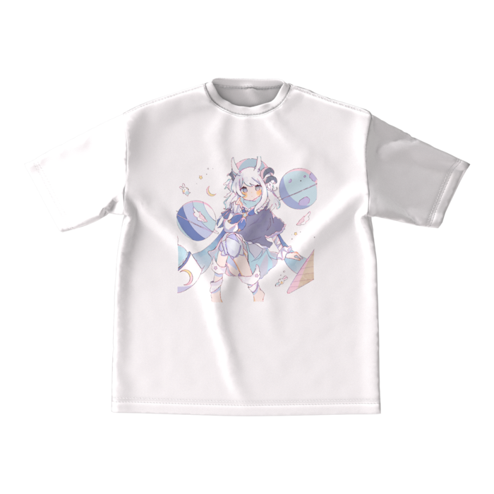 ビッグシルエットTシャツ - M - ほわいと