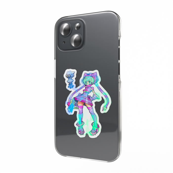 ホログラムスマホステッカー - 縦