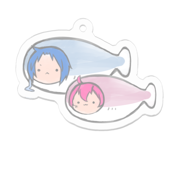 アクリルキーホルダー - 50 x 50 (mm)
