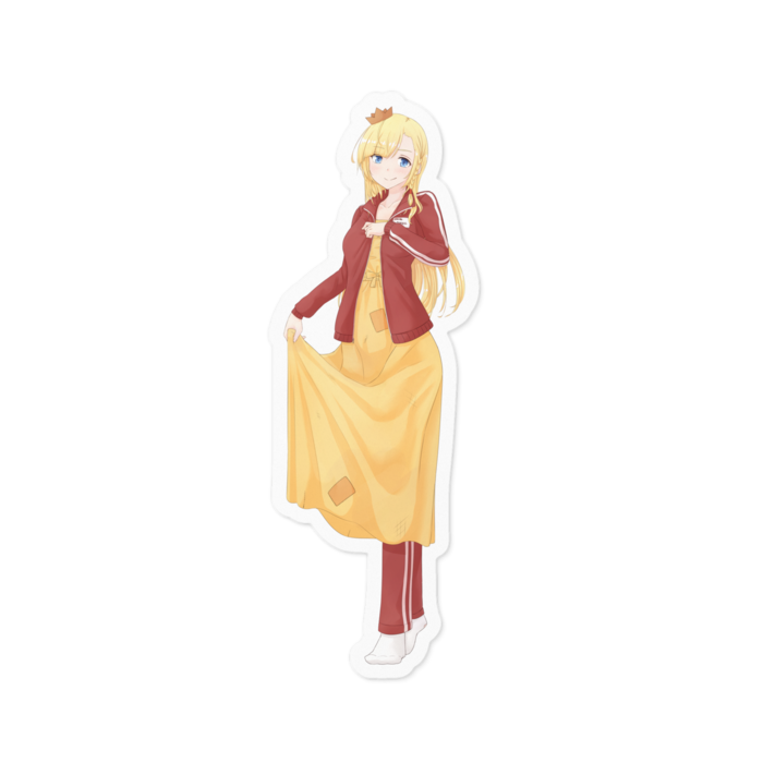 ステッカー - 100 x 100 (mm)：ホワイト