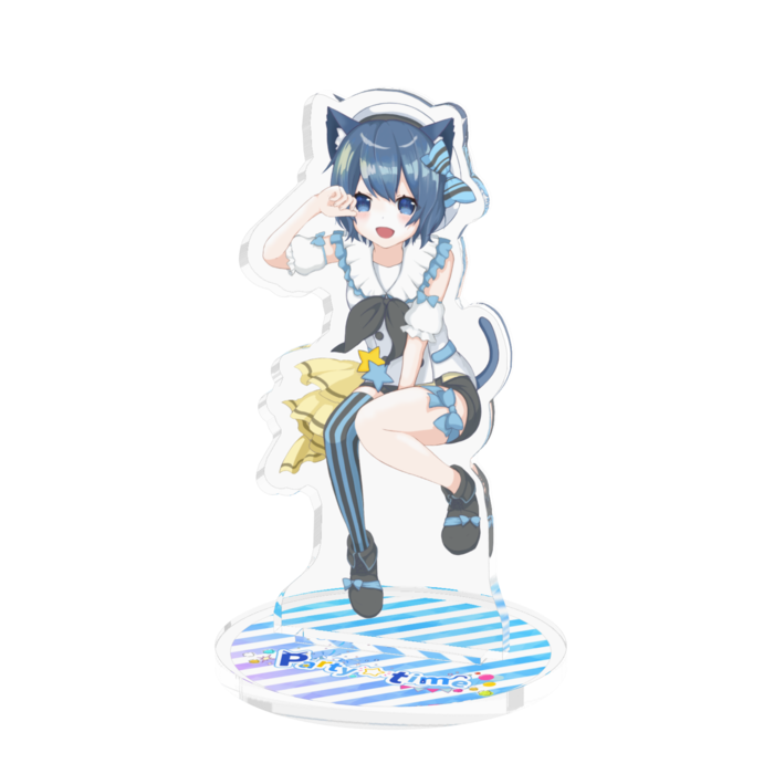 【すわり】Party☆timeアクリルフィギュア - 70x70mm