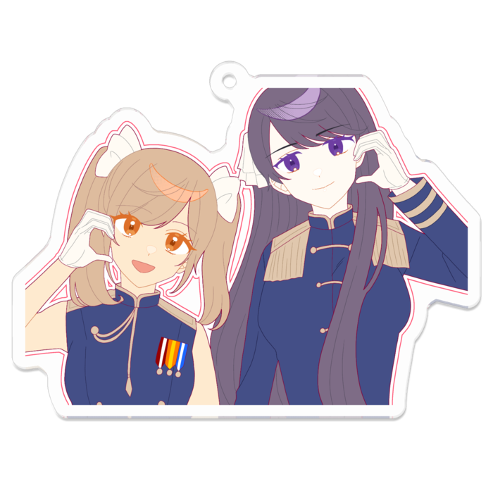 アクリルキーホルダー - 70 x 70 (mm)