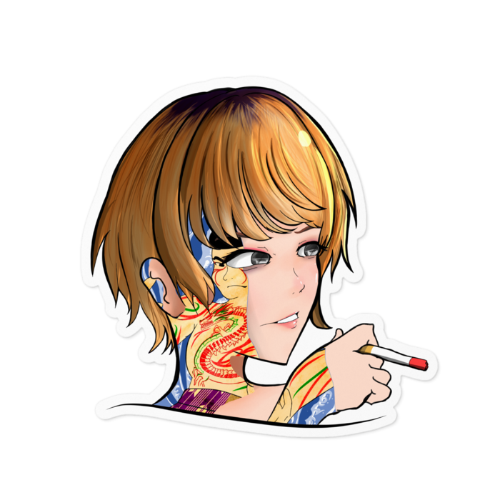 ステッカー - 100 x 100 (mm)