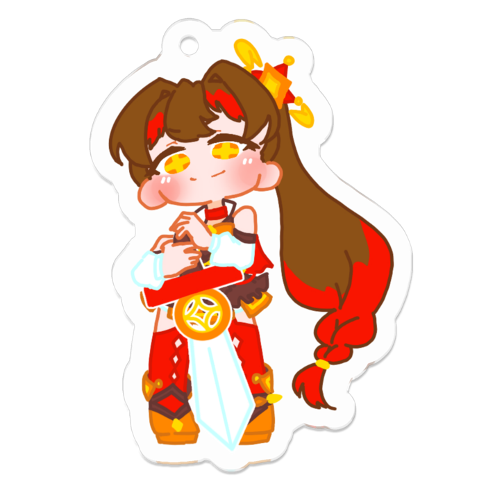 アクリルキーホルダー - 50 x 50 (mm)