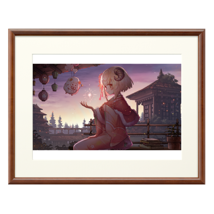 ひつじ（昼） - A4