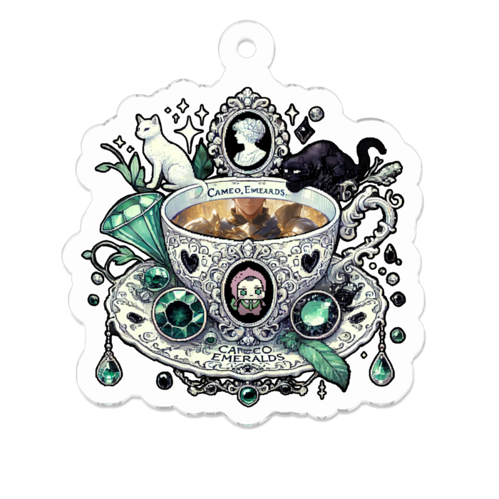 アクリルキーホルダー - 50 x 50 (mm)