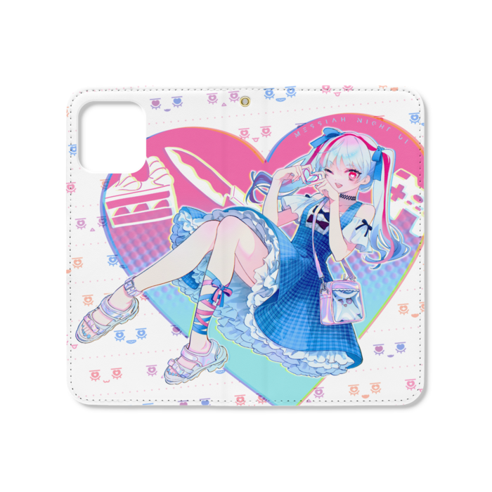 手帳型iPhoneケース（ベルトなし） - iPhone12 / 12 Pro - ストラップ穴 あり