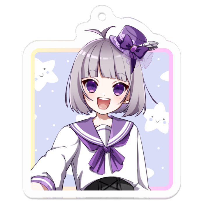 アクリルキーホルダー - 50 x 50 (mm)