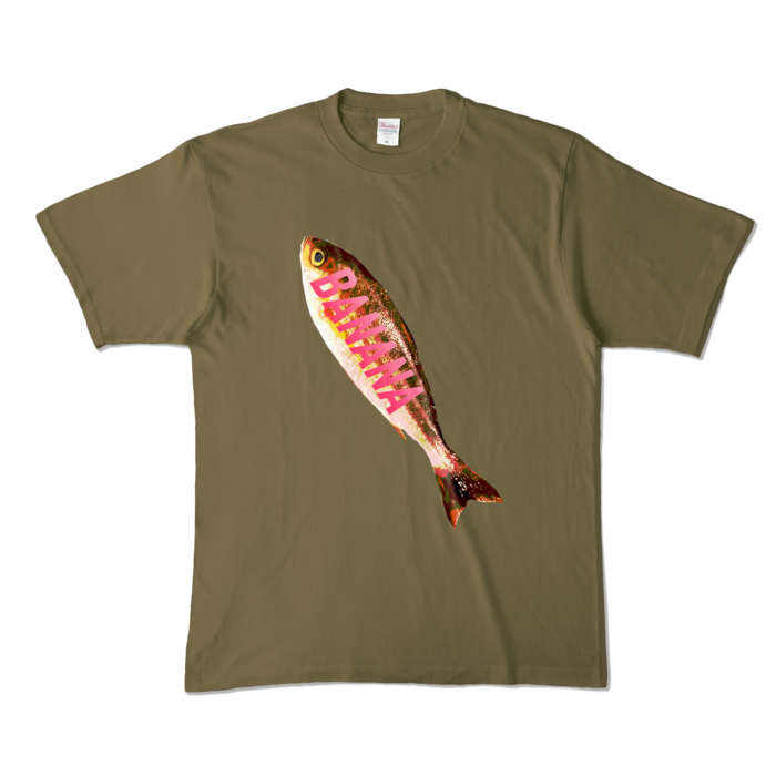 カラーTシャツ - XL - オリーブ (濃色)