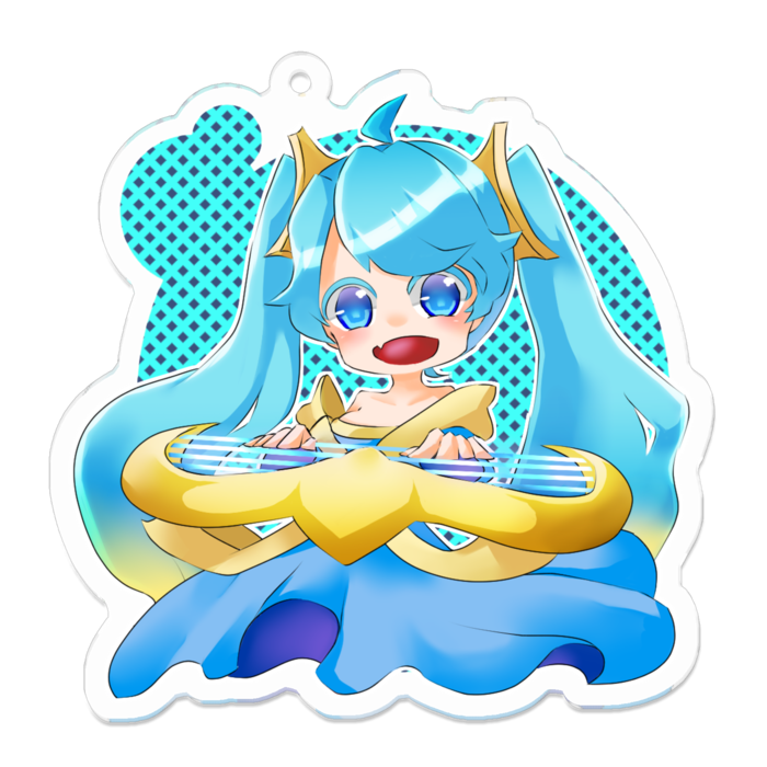 アクリルキーホルダー - 70 x 70 (mm)