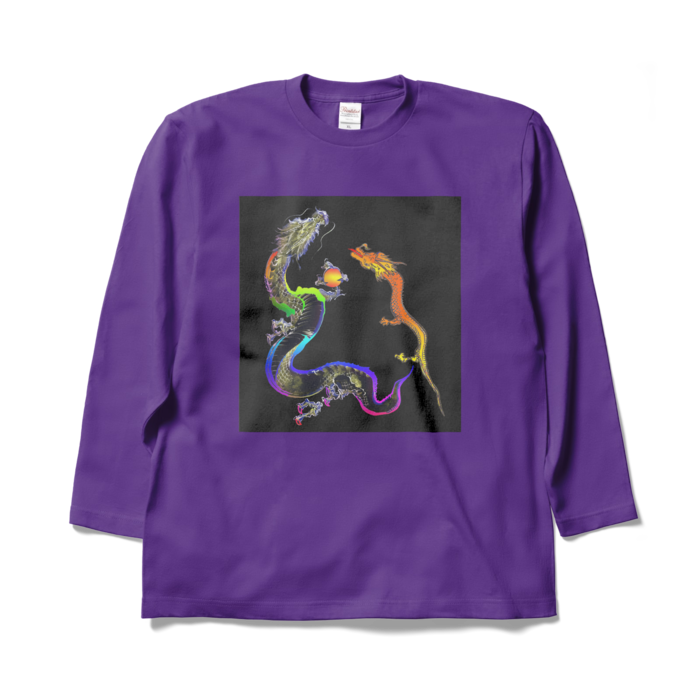 ロングスリーブTシャツ - XL - パープル