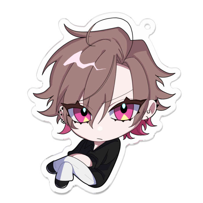 アクリルキーホルダー（コーティング） - 70 x 70 (mm)