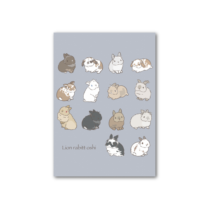 フォト風カード - 縦 - 片面