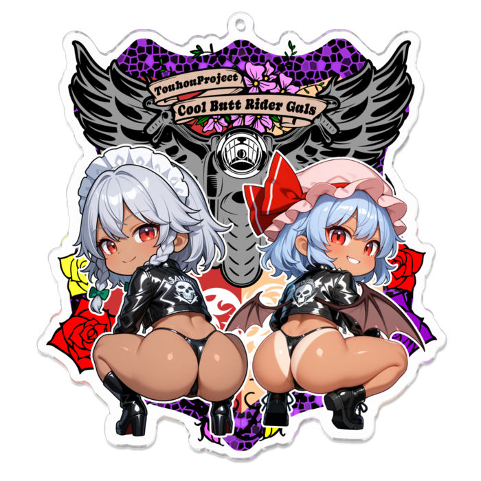 アクリルキーホルダー - 100 x 100 (mm)
