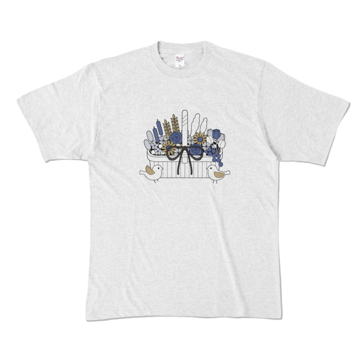 カラーTシャツA　アッシュ　XL