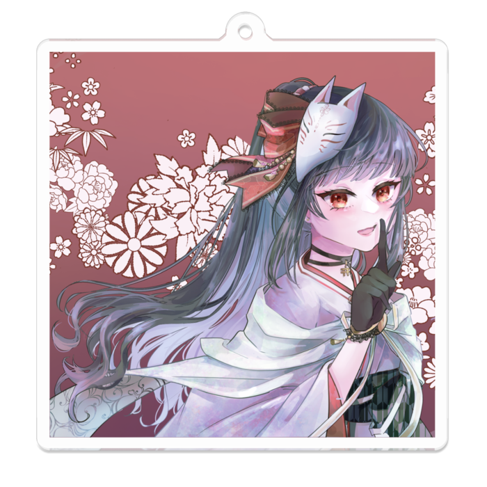 アクリルキーホルダー - 70 x 70 (mm)