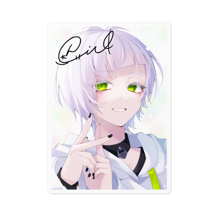4000人イラストステッカー(サイン付き)