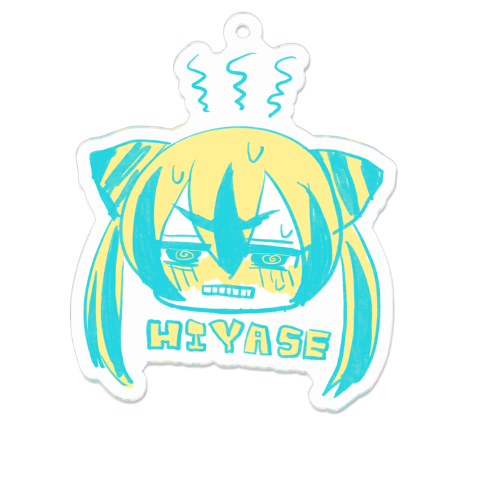 アクリルキーホルダー - 70 x 70 (mm)