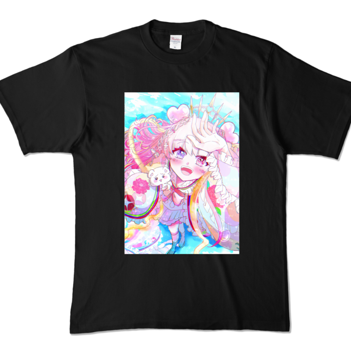 カラーTシャツ - XL - ブラック (濃色)