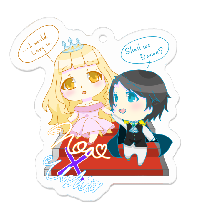 アクリルキーホルダー - 50 x 50 (mm)