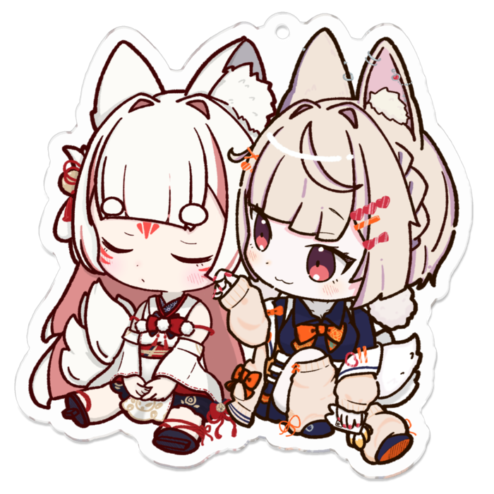 アクリルキーホルダー - 70 x 70 (mm)