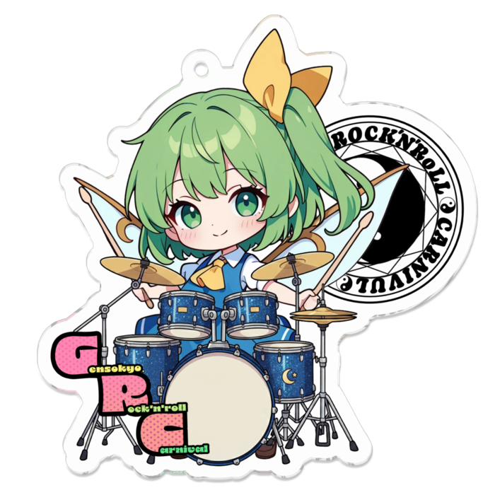 アクリルキーホルダー - 70 x 70 (mm)