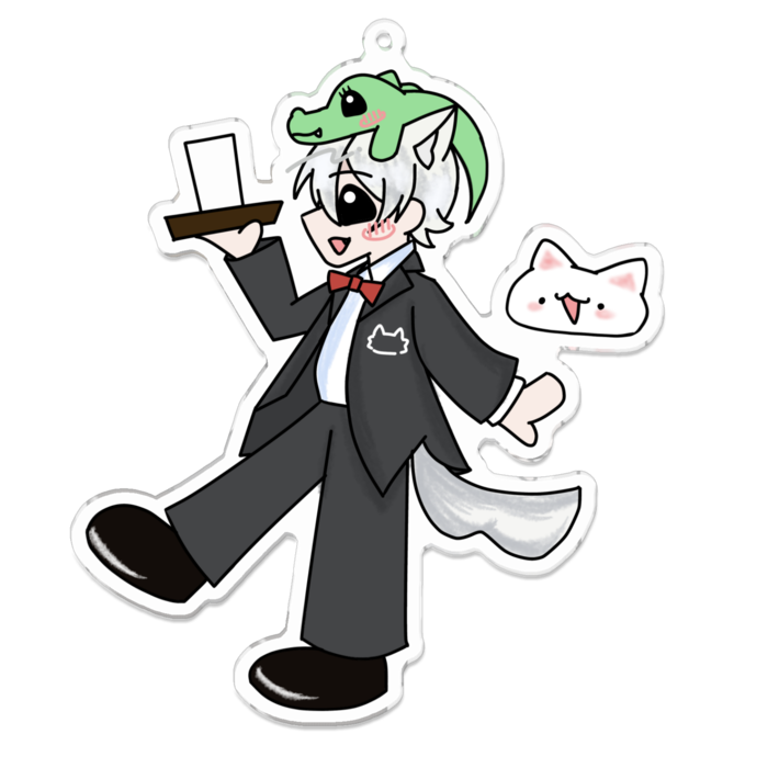 アクリルキーホルダー - 100 x 100 (mm)