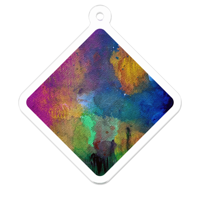 アクリルキーホルダー - 50 x 50 (mm)