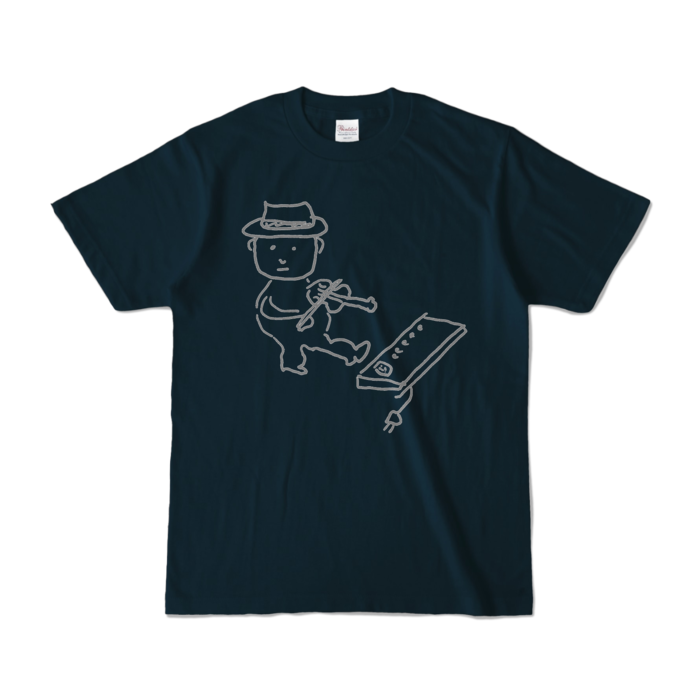 Tシャツ - S - ネイビー (濃色)-キャラ大