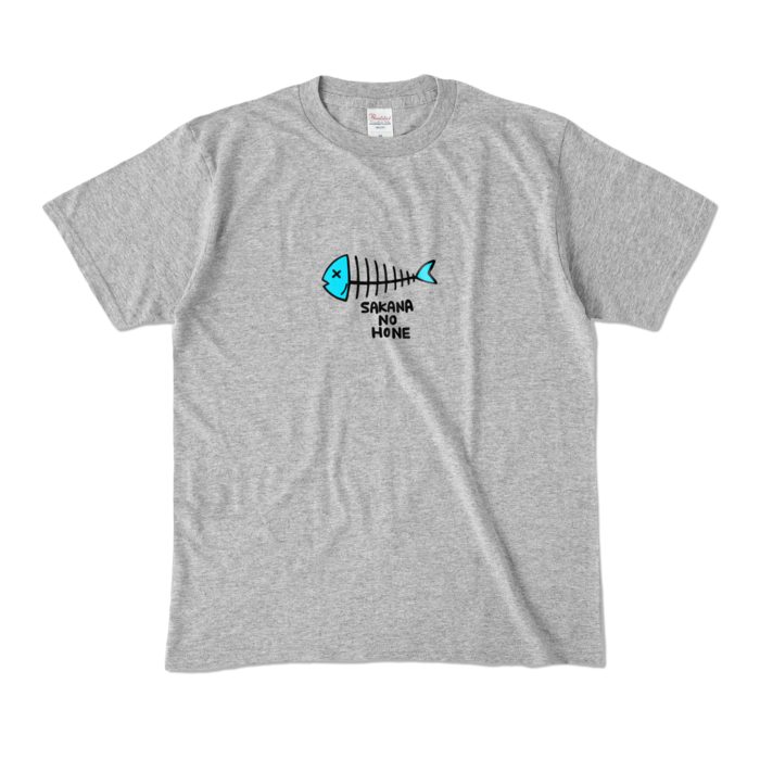 カラーTシャツ - M - 杢グレー (濃色)