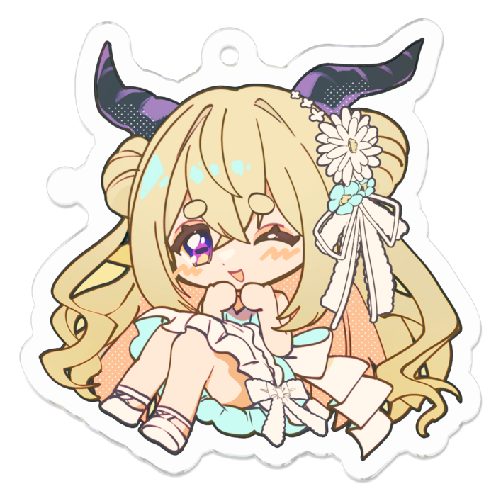 アクリルキーホルダー - 50 x 50 (mm)