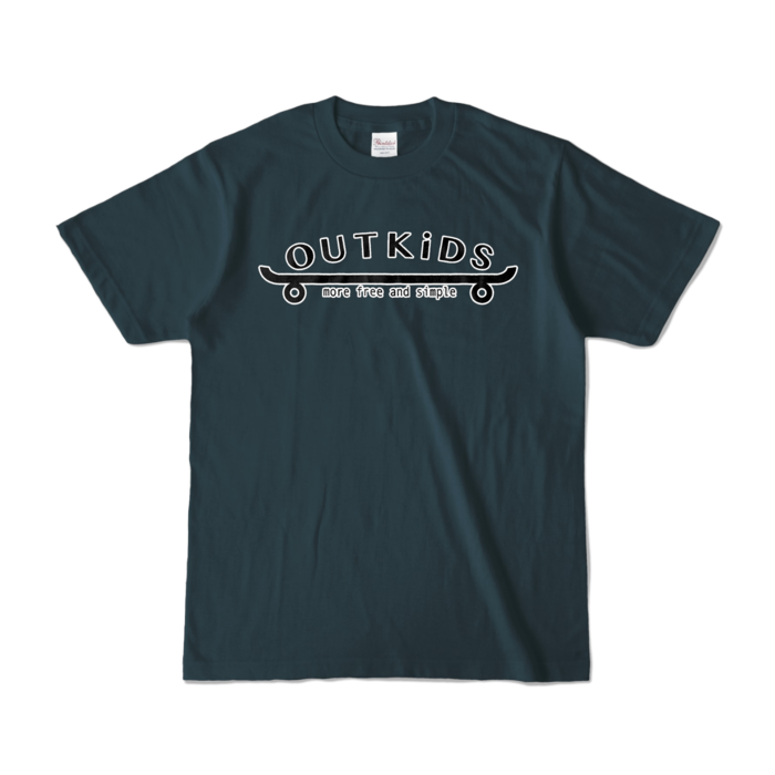 カラーTシャツ - S - デニム (濃色)