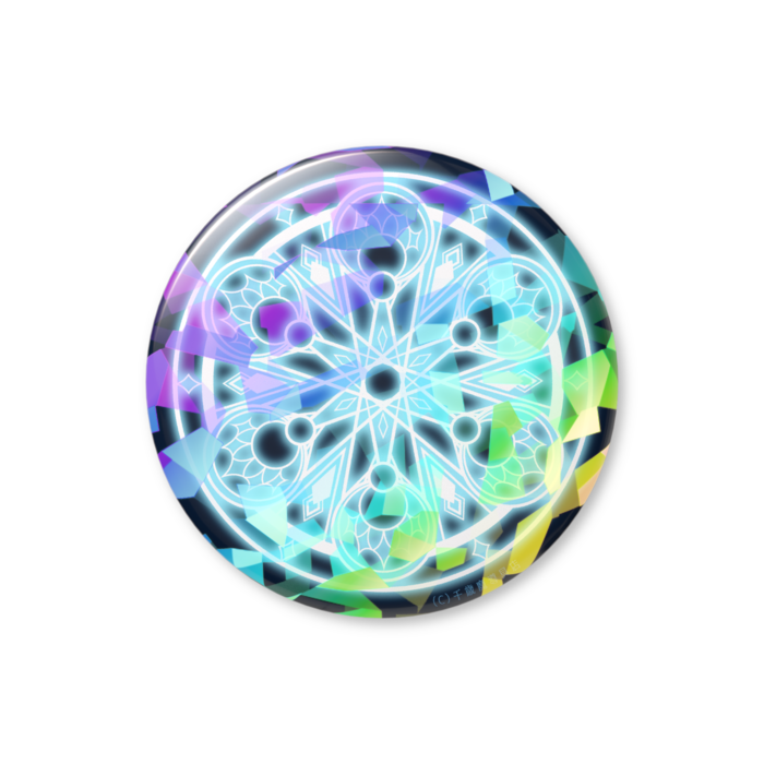 ホログラム缶バッジ - 76mm