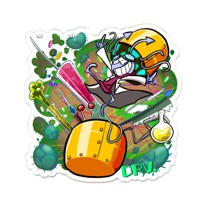 アクリルバッジ - 70 x 70 (mm)